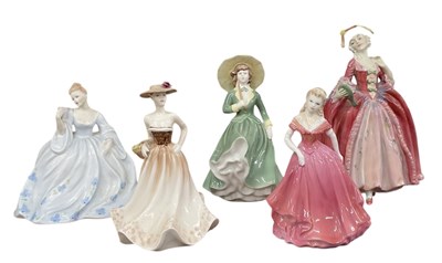 Lot 558 - ROYAL DOULTON; a ceramic figure, 'Camille',...