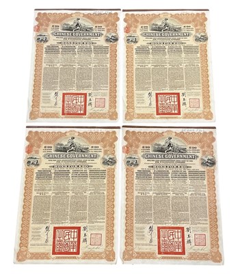 Lot 1579 - WATERLOW & SONS LTD; a set of four early 20th...