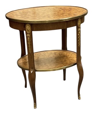 Lot 68 - A reproduction French style gilt metal mounted...
