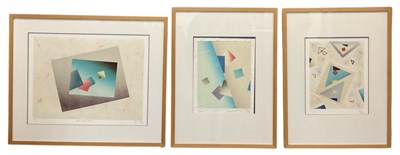 Lot 206 - UNATTRIBUTED; a set of three signed limited...