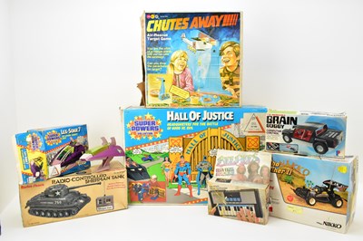 Lot 511 - Six vintage boxed games and remote controlled...