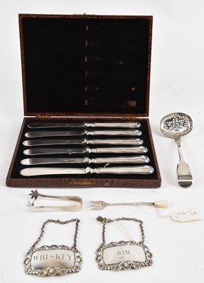 Lot 1165 - C J VANDER LTD; a hallmarked silver decanter...