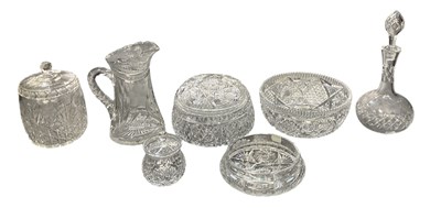 Lot 611 - Seven pieces of 19th century and later cut and...