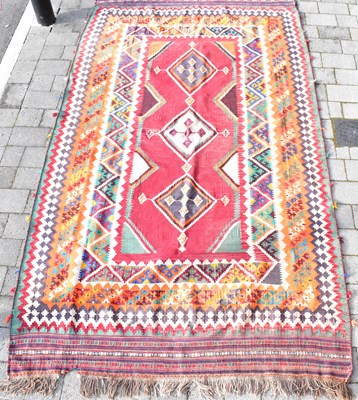 Lot 90 - An early 20th century Middle Eastern rug with...