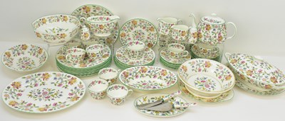 Lot 556 - MINTON; a fifty-eight piece dinner and tea...