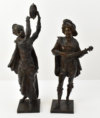 Lot 635 - A pair of late 19th/early 20th century cast...