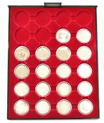 Lot 1544 - A collection of eighteen George VI GB half...