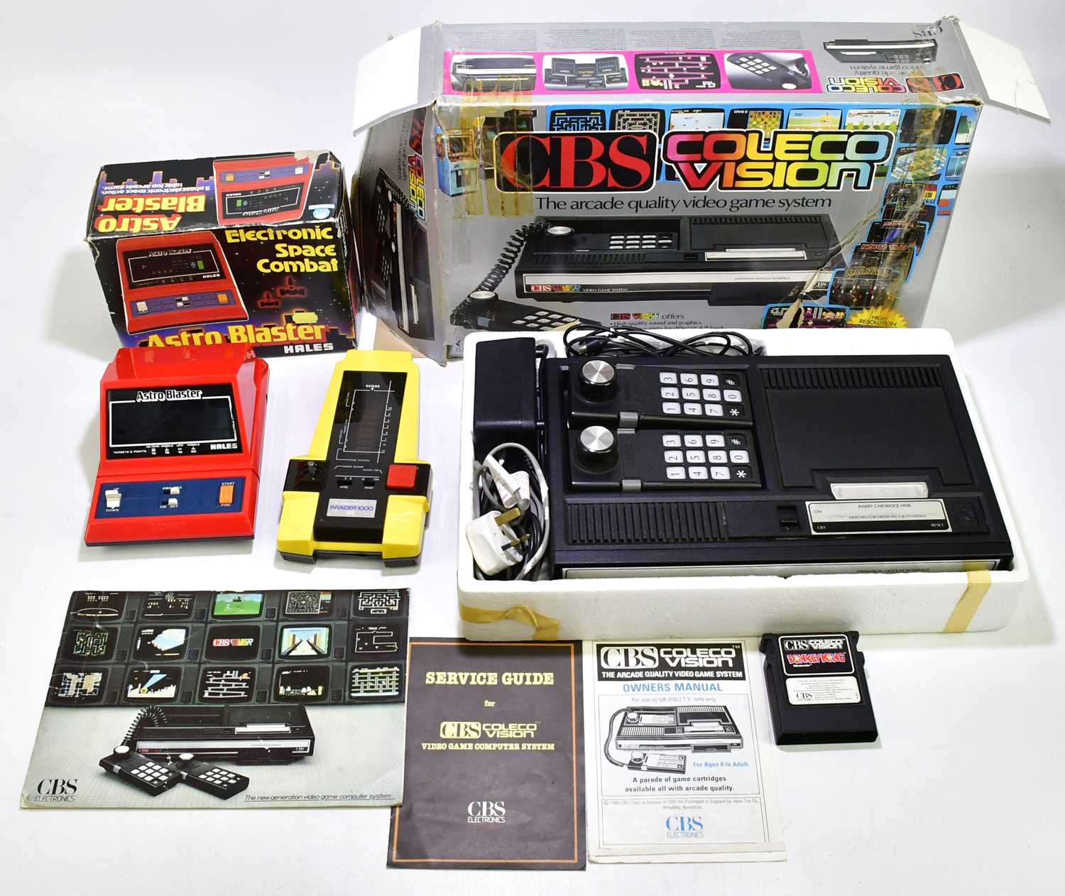 Lot 317 - CBS; a boxed Coleco Vision arcade video game...