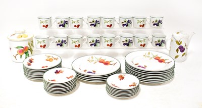 Lot 303 - ROYAL WORCESTER; a quantity of 'Evesham Vale'...