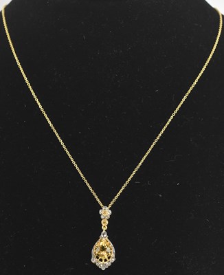 Lot 1476 - A 925 hallmarked silver gilt fine link...