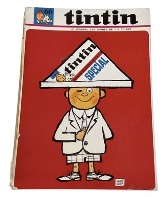 Lot 443 - TINTIN; a collection of approximately twelve...