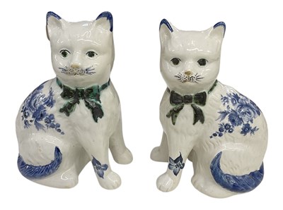 Lot 527 - A pair of Reproduction Staffordshire ceramic...