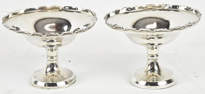 Lot 1162 - MARSON & JONES; a pair of George V hallmarked...