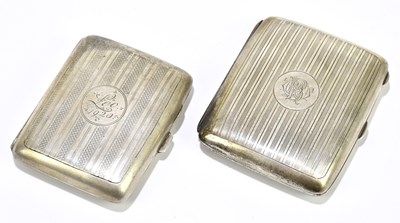 Lot 2188 - Two small hallmarked silver rounded...