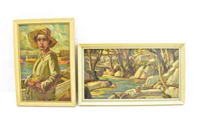 Lot 435 - TOM ANDERTON (British, 1894-1956); oil on...