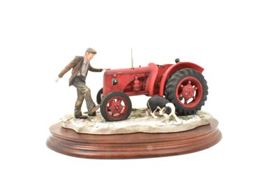 Lot 311 - BORDER FINE ARTS; a tractor figure group,...