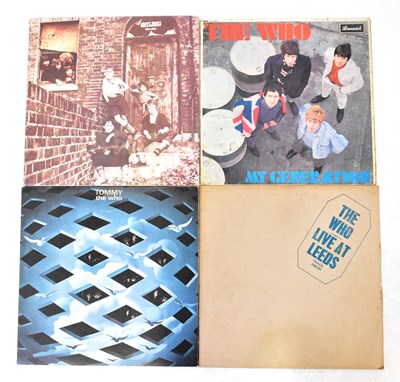 Lot 534 - THE WHO; four LPs, comprising 'The Who Live at...