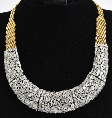 Lot 308 - An impressive 18ct yellow and white gold...