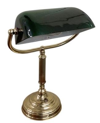 Lot 113 - A modern Art Deco style tabletop reading lamp,...