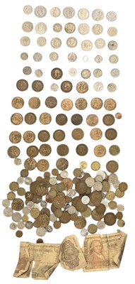 Lot 1599 - A small quantity of assorted all world coins...