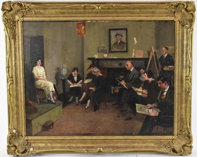 Lot 144 - JOHN FALCONER SLATER (1857-1937); oil on board,...