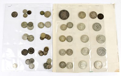 Lot 1929 - A collection of 19th century and later silver,...