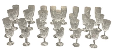 Lot 615 - A quantity of cut and crystal glassware...