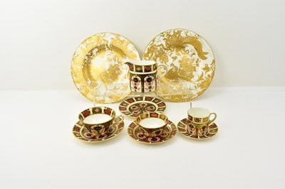 Lot 261 - ROYAL CROWN DERBY; eight pieces of 1128 Imari...