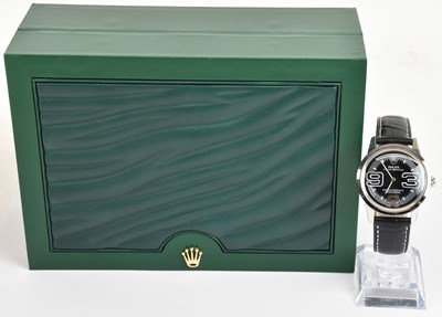 Lot 1603 - ROLEX; a boxed gentleman's Oyster Perpetual...