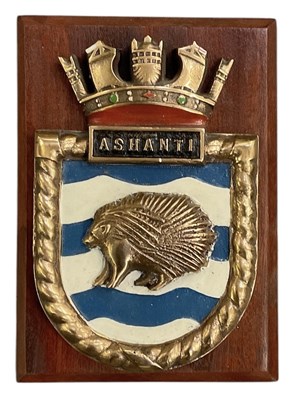 Lot 383 - An early 20th century Tribal class frigate oak...