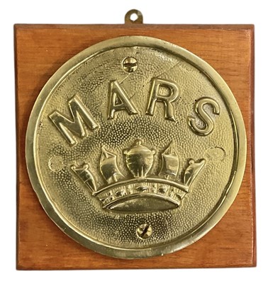Lot 396 - An early 20th century oak mounted circular...