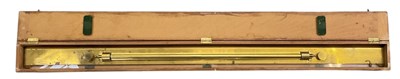 Lot 399 - An early 20th century brass parallel rolling...