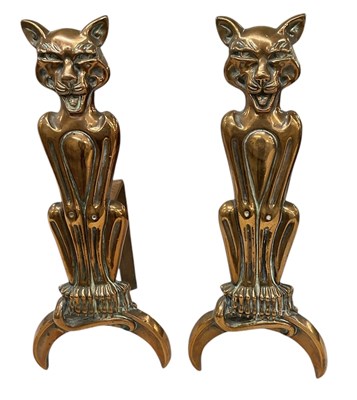 Lot 499 - A pair of early 20th century Arts and Crafts...