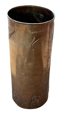 Lot 501 - An early 20th century Arts and Crafts copper...