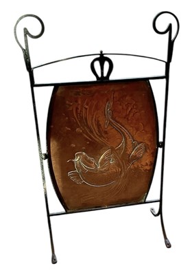 Lot 500 - An early 20th century Arts and Crafts wrought...