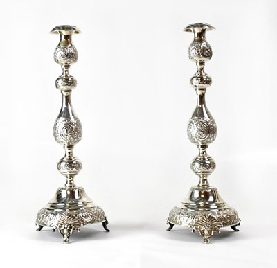 Lot 715 - ROSENZWEIG, TAITELBAUM & CO; a pair of George...