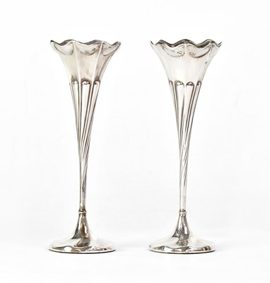Lot 726 - LEE & WIGFULL; a pair of Victorian hallmarked...