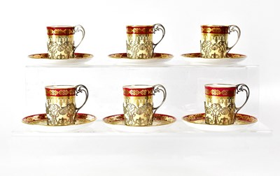 Lot 718 - JOSIAH WILLIAMS & CO; a cased set of six...