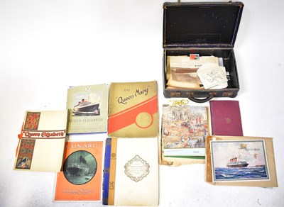 Lot 266 - A large quantity of Cunard-White Star Line...