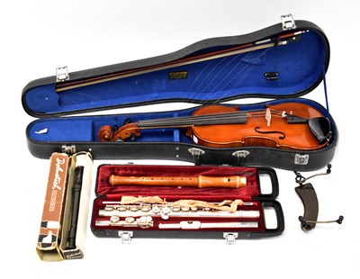 Lot 540 - RUSHWORTHS MUSIC HOUSE; a full size violin...