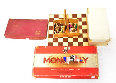 Lot 394 - A vintage Monopoly set, a Scrabble set, a...