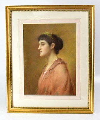 Lot 481 - LATE 19TH CENTURY ENGLISH SCHOOL; pastel, side...