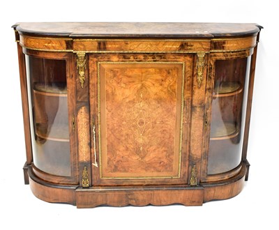 Lot 110 - A 19th century French walnut and gilt metal...