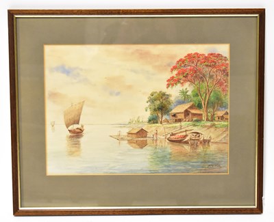 Lot 459 - MG TUN HLA (1874-1946, Burmese); watercolour,...