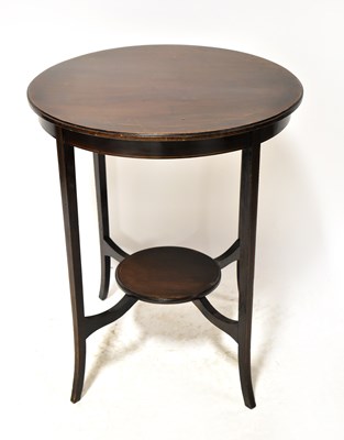 Lot 72 - An Edwardian mahogany circular occasional...