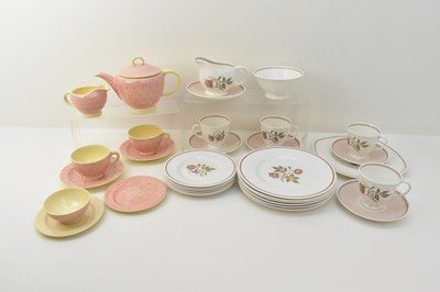 Lot 308 - SUSIE COOPER; a nine-piece breakfast set...