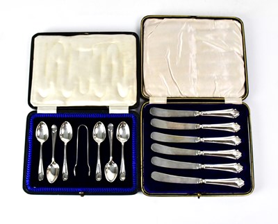 Lot 745 - COOPER BROTHERS & SONS; a cased set of six...