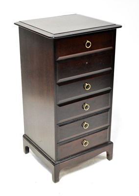 Lot 31 - A Stag Minstrel tall chest of six drawers, on...
