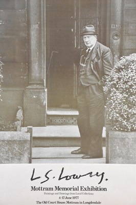 Lot 41 - LAURENCE STEPHEN LOWRY RBA RA (1887-1976); a...