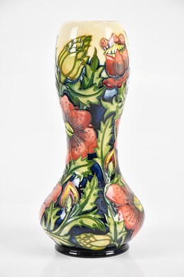 Lot 640 - MOORCROFT; a 'Pheasant's Eye' pattern vase,...